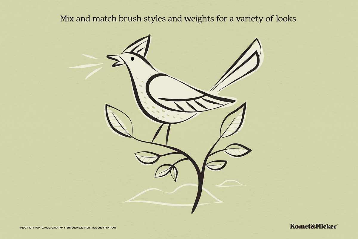 Awesome Vector Brushes Bundle, a Brush Add-On by Komet & Flicker (Photo 8 of 14)