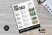 Real Estate Multiple Listing Flyers, a Flyer Template by CreativeVinesStore (Thumbnail 3 of 7)