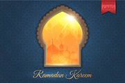 Ramadan Kareem Greeting Cards, a Decorative Illustration by Lianella's Shop (Thumbnail 1 of 2)
