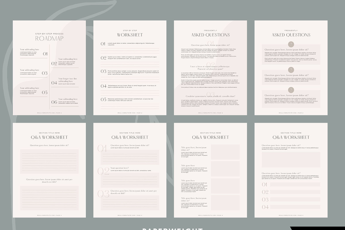 Neutral Workbook Template for Canva, a Magazine Template by Paperweight Memories (Photo 7 of 9)
