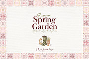 European Spring Garden Watercolor, a Decorative Illustration by Mio Buono (Thumbnail 13 of 13)