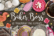 Baker Boss PNG Scene Creator, a Food & Drink Photo by Mockup Scene (Thumbnail 1 of 7)