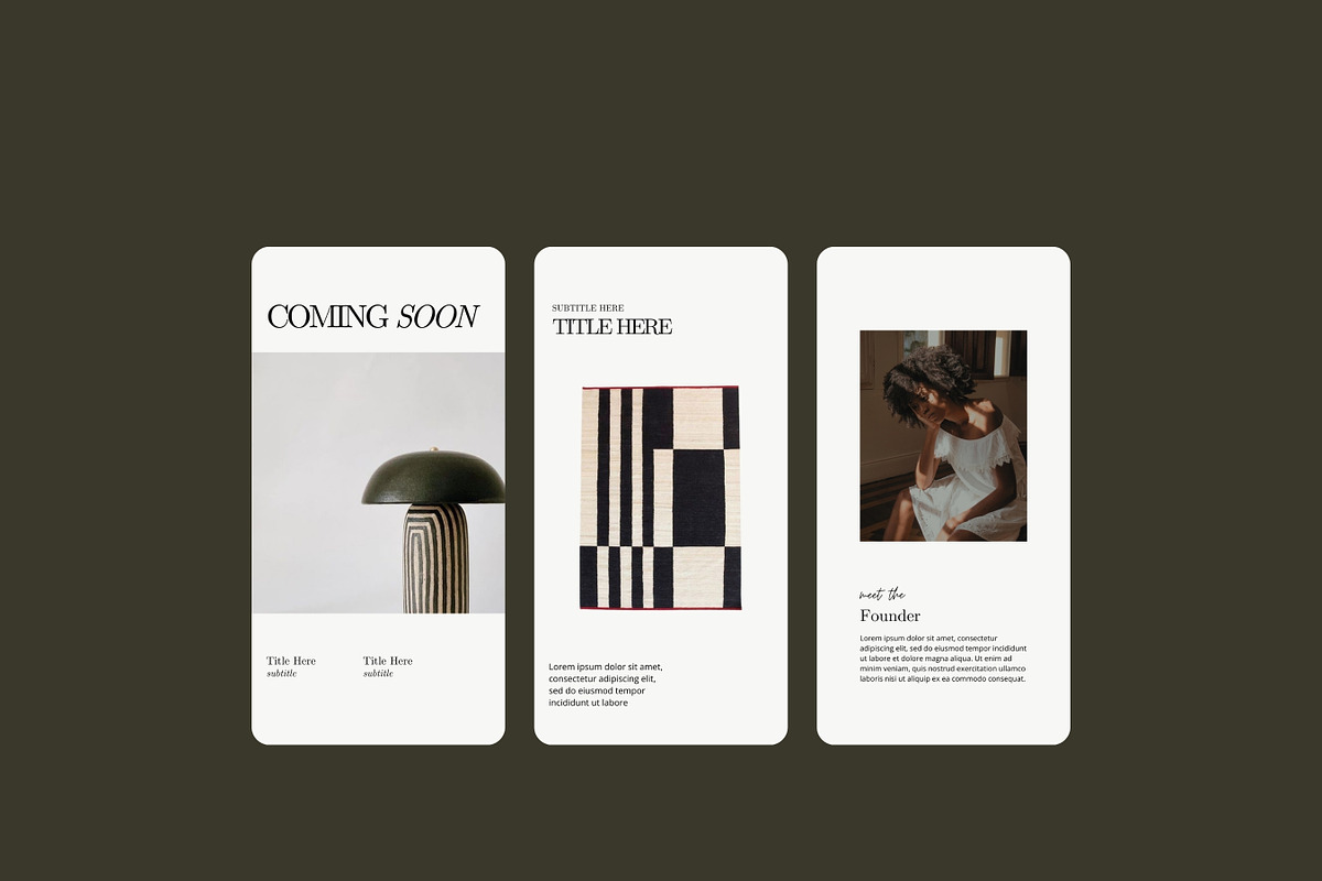 Interior Design Stories Templates, a Social Media Template by Terraa Studio Design (Photo 5 of 8)