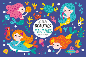 Little beauties. Mermaids.