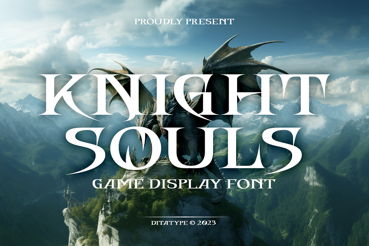 Knight Souls, a Symbol Font by Ditatype (Photo 1 of 10)