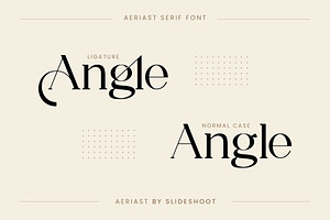 Aeriast Serif Font