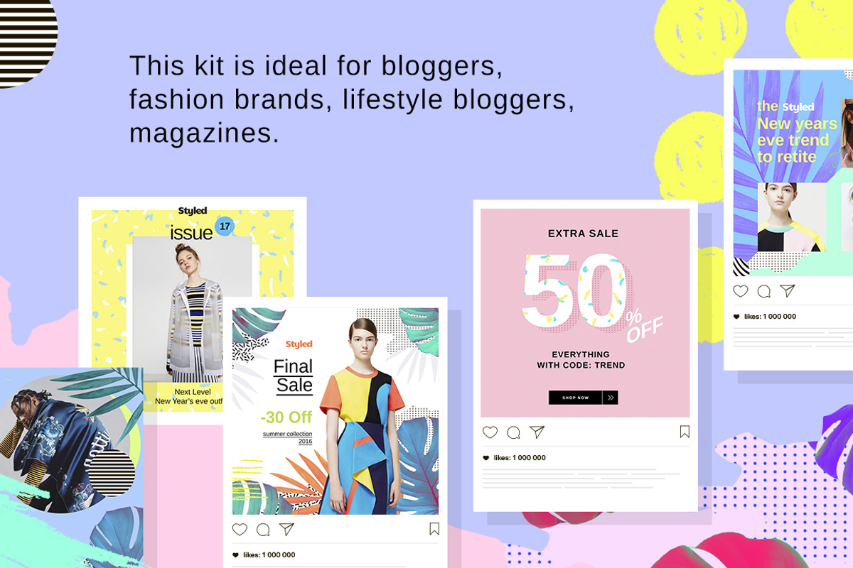 Styled Social Media Kit, a Social Media Template by Amirzhanuly (Photo 4 of 14)