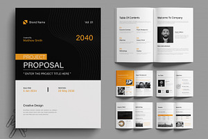 Business Project Proposal Brochure, a Brochure Template by MightyDesign