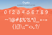 Orynko - Handwritten Font, a Handwritten Font by Morisco (Thumbnail 3 of 5)