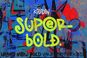 KIDDIN BOLD FONT, a Script Font by ATV SHOP (Thumbnail 1 of 3)