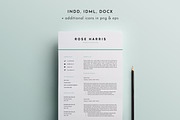 3 Page Resume Template | INDD + DOCX, a Resume Template by BlackDotResumes (Thumbnail 2 of 6)