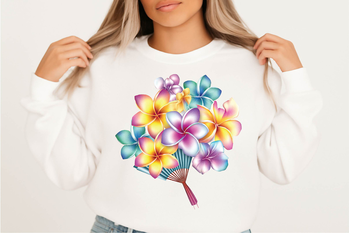 Watercolor Plumeria Clipart Bundle., an Illustration by SVGArt (Photo 6 of 8)