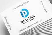 Geometric Letter D Technology Logo, a Branding & Logo Template by Design_Planet (Thumbnail 3 of 3)