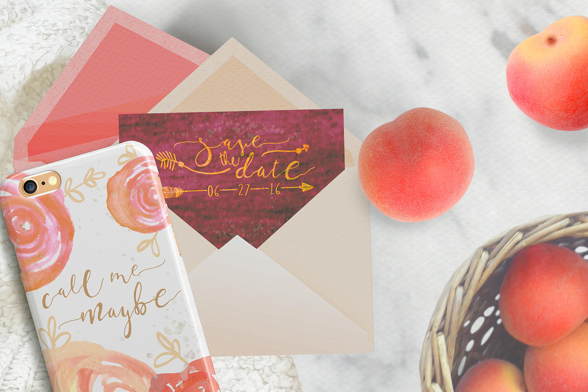 ArrowScript Font & Watercolor Bonus preview 8