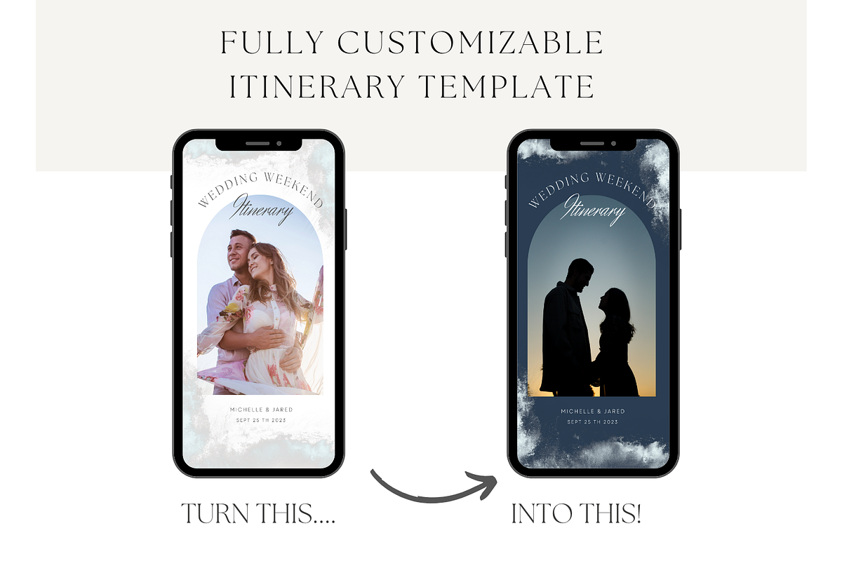 Coastal Wedding Itinerary Template, an Email Template by Jay Luxe Creative (Photo 5 of 7)