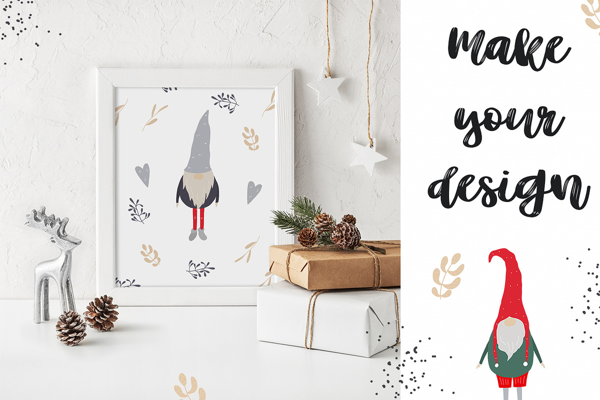 Christmas gnomes, an Animal Illustration by SketchCliparts (Photo 4 of 7)