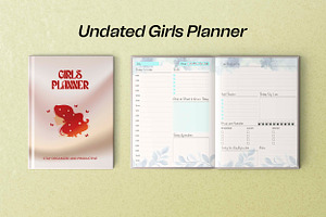 Undated Girls Planner And Organizer