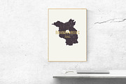 16 German states Maps, an Illustration by MaximGertsen (Thumbnail 4 of 6)