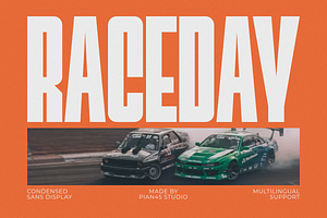 Raceday - Sports Condensed Font