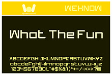 what the fun font