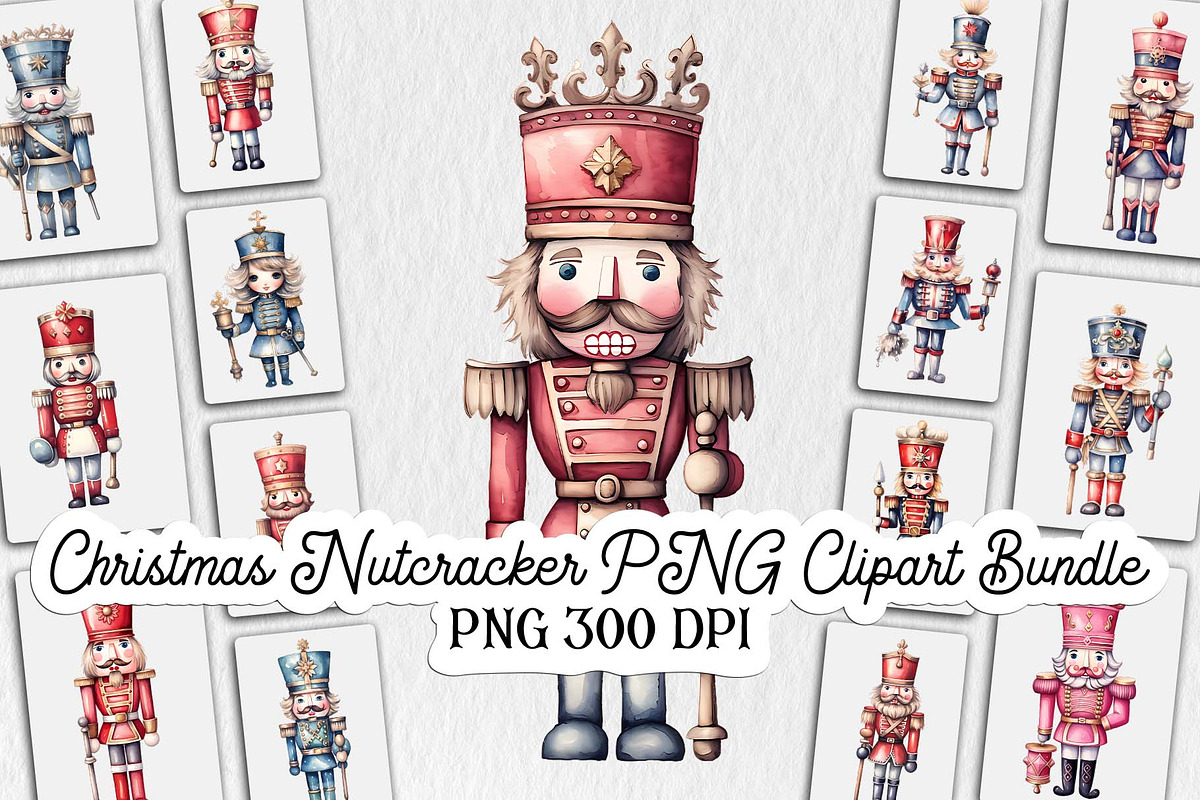 Christmas Nutcracker PNG Clipart, an Illustration by Moon Studio (Photo 1 of 13)