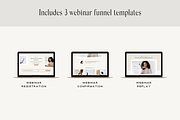 Kajabi Template Webinar Bundle, a Landing Page Template by Pixel & Flow (Thumbnail 3 of 10)