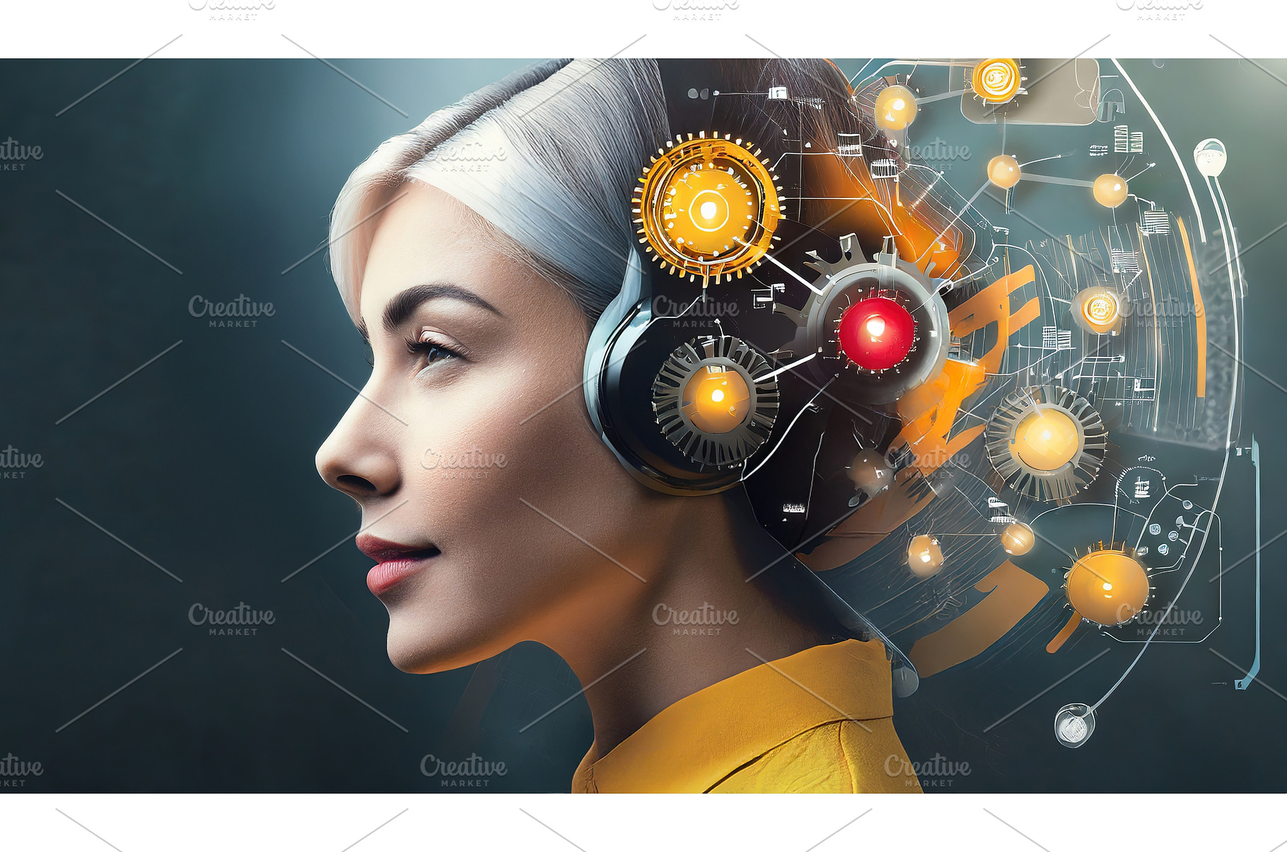 Futuristic conceptual image of a, a Technology Photo by Igor Tichonow