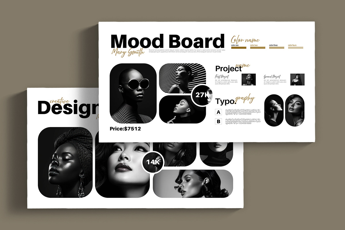 Mood Board Design, an UI Kit Template by ContestDesign (Photo 1 of 3)