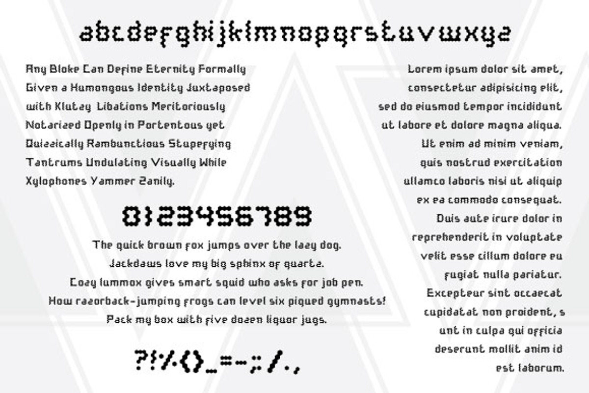 Maxwox Font preview 4