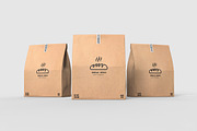 Kraft paper bag mockup for bread, a Cups & Container Mockup by Ram Studio LLC (Thumbnail 4 of 10)