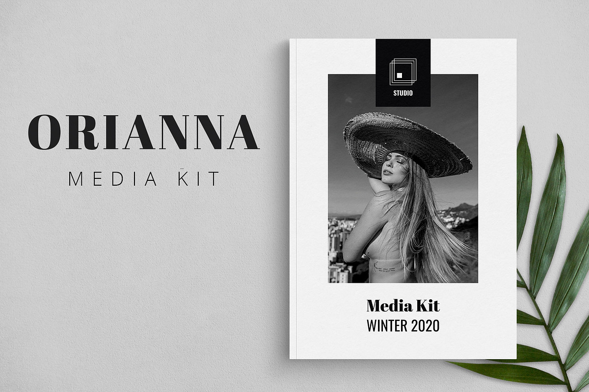 Orianna CANVA Media Kit, a Magazine Template by Gillian Sarah (Photo 4 of 10)