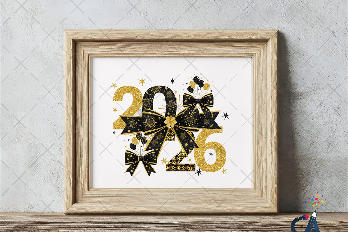 Happy New Year 2026 Coquette PNG, an Illustration by Creative Art (Photo 5 of 6)
