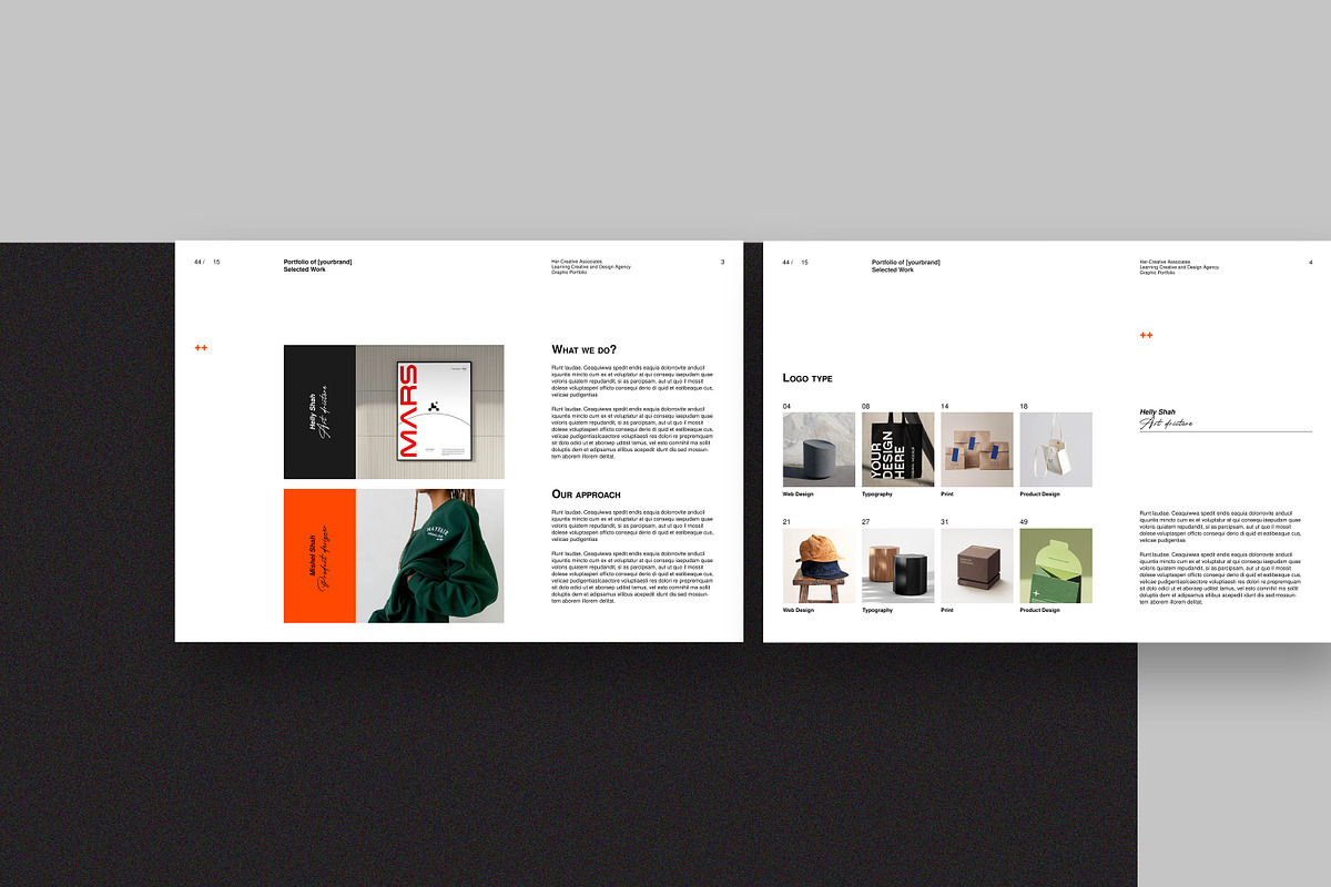 Portfolio Template, a Brochure Template by S A N D Y (Photo 4 of 10)
