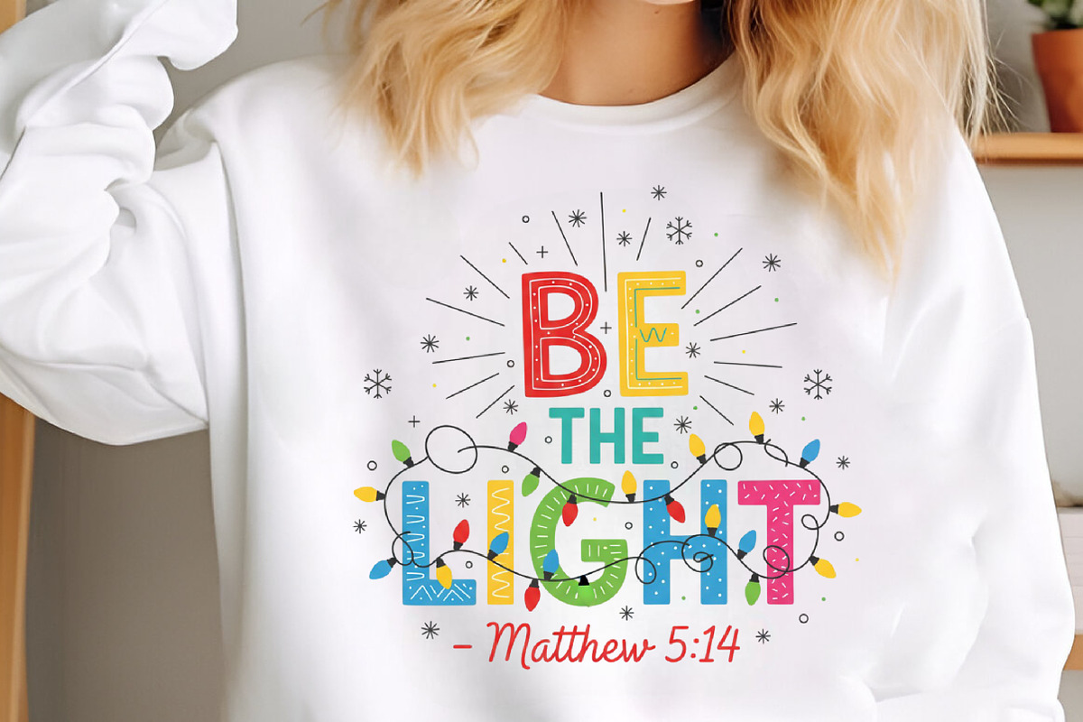Christmas Light Be the Light Matthew, an Illustration by SinaCreation (Photo 3 of 7)