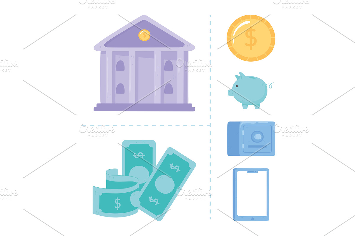 set online banking, a Finance Illustration by studiogstock
