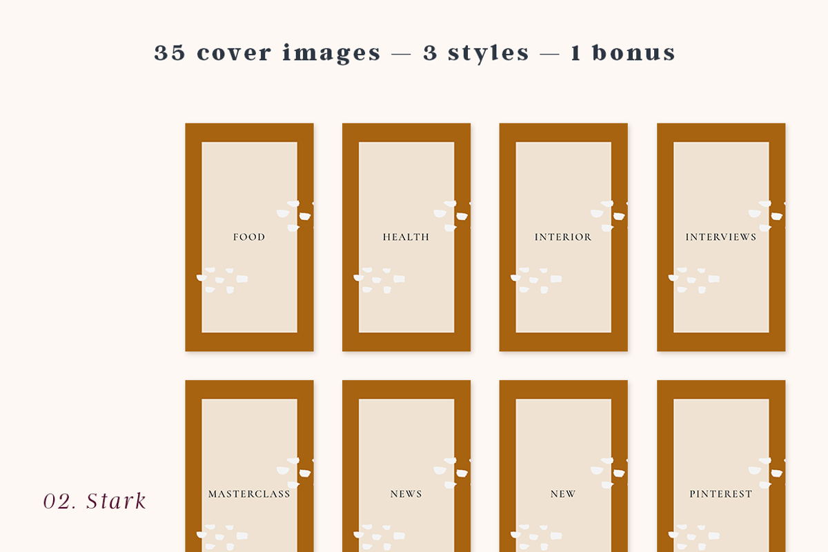 Atelier Instagram Highlight Covers, a Pattern Graphic by Head of House (Photo 3 of 5)