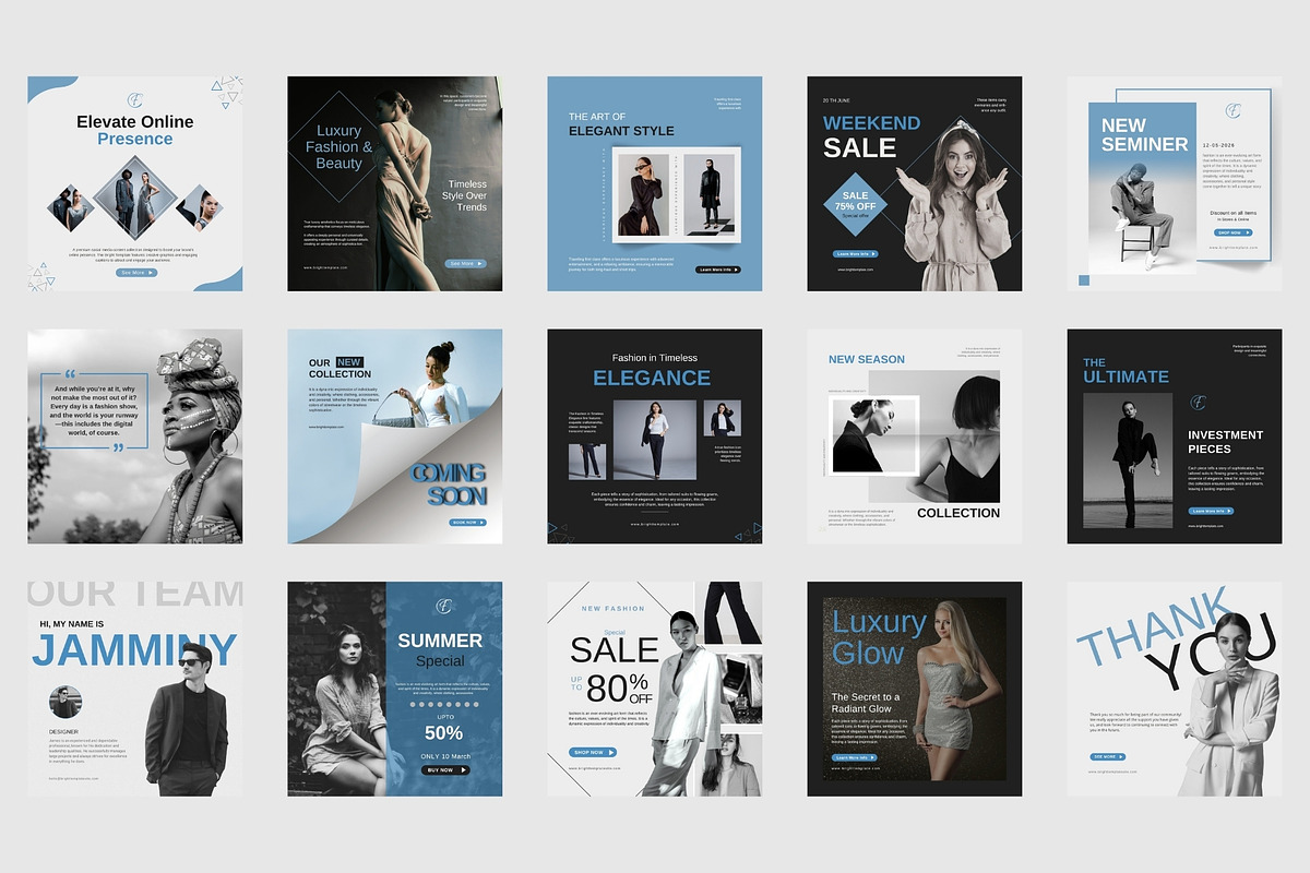 100 Animated Canva Instagram Pack, a Social Media Template by TheBrightGrap (Photo 20 of 21)