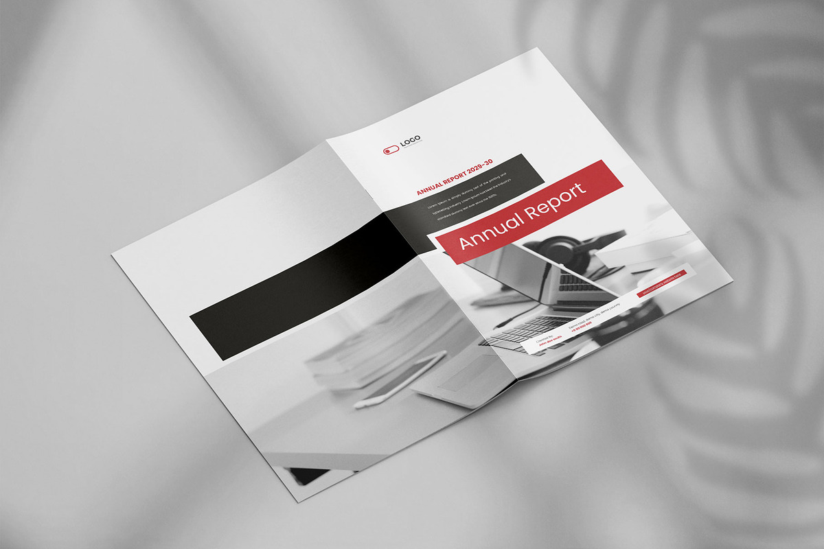 Annual report brochure template, a Brochure Template by Tanmoy Topu (Photo 12 of 12)