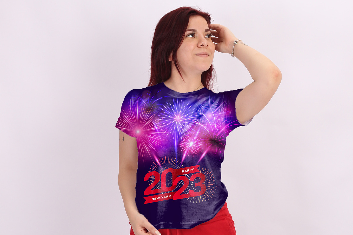 Happy New Year Fireworks Background, a Background Graphic by Digital Studio (Photo 5 of 7)