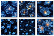Luminous Floral Seamless Patterns, a Texture Illustration by Dream Creation (Thumbnail 4 of 6)