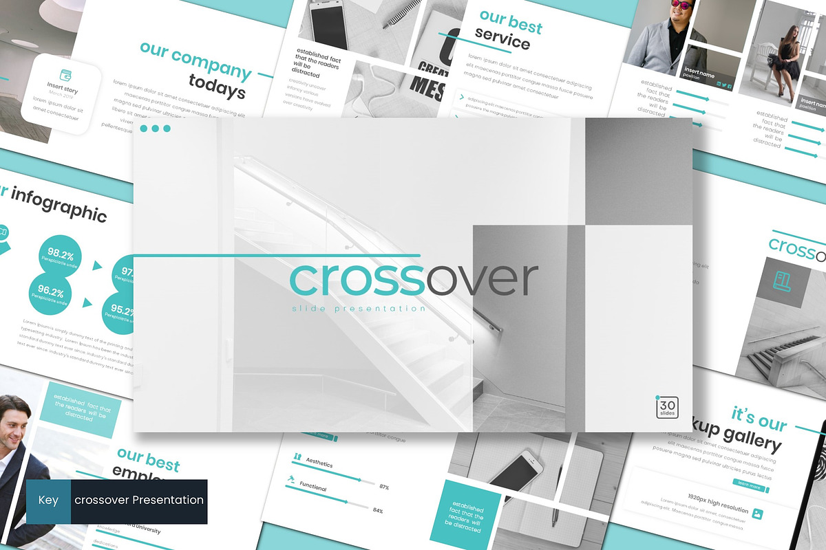 Crossover - Keynote Template, a Presentation Template by inspirasign