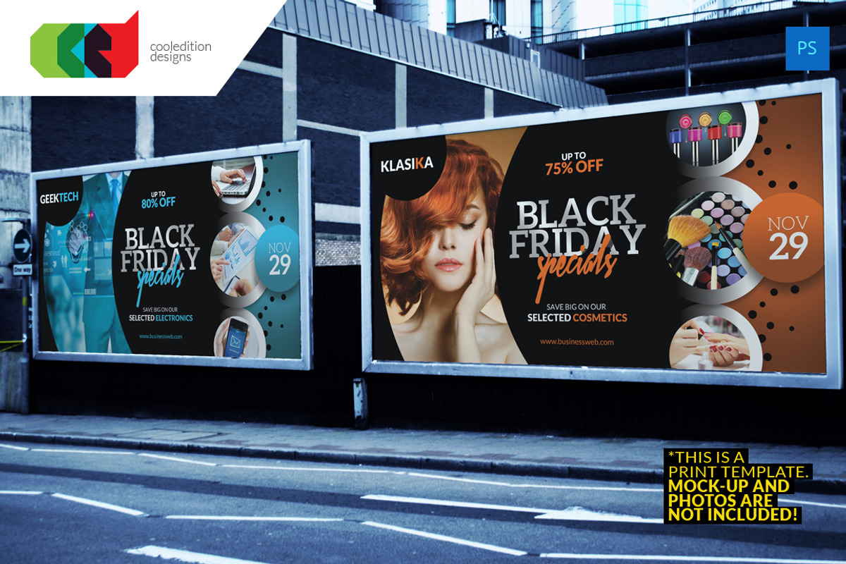 Black Friday Billboard 1, a Flyer Template by Cooledition (Photo 2 of 5)