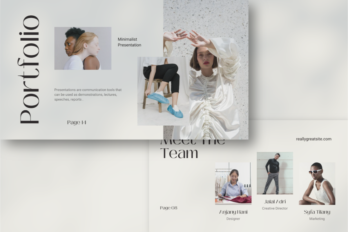 Guineve Brand - Canva Presentation, a Presentation Template by Inkofert (Photo 3 of 8)