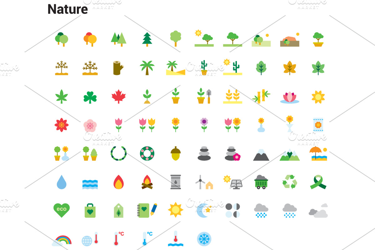 +1000 COLORED FLAT ICONS, an Icon by beguima (Photo 11 of 14)
