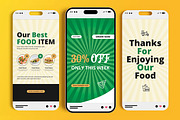 Food Social Media Story Post Set, a Social Media Template by MightyDesign (Thumbnail 3 of 6)