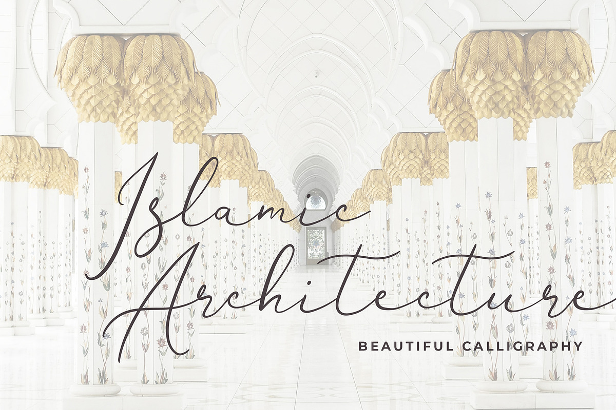 Brianna Qasim Calligraphy Font preview 3