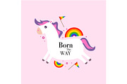 LGBT pride month vector set, an Object Illustration by foxndeer (Thumbnail 2 of 4)