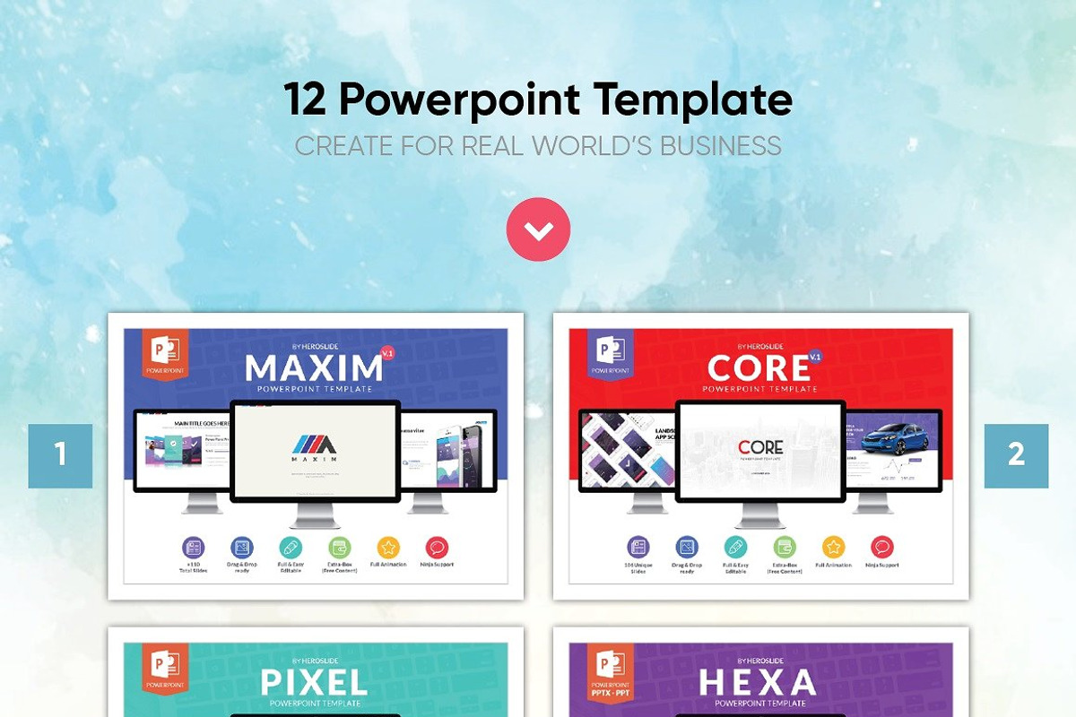 12 in 1 Business Powerpoint Bundle, a Presentation Template by MeemSlide (Photo 2 of 29)
