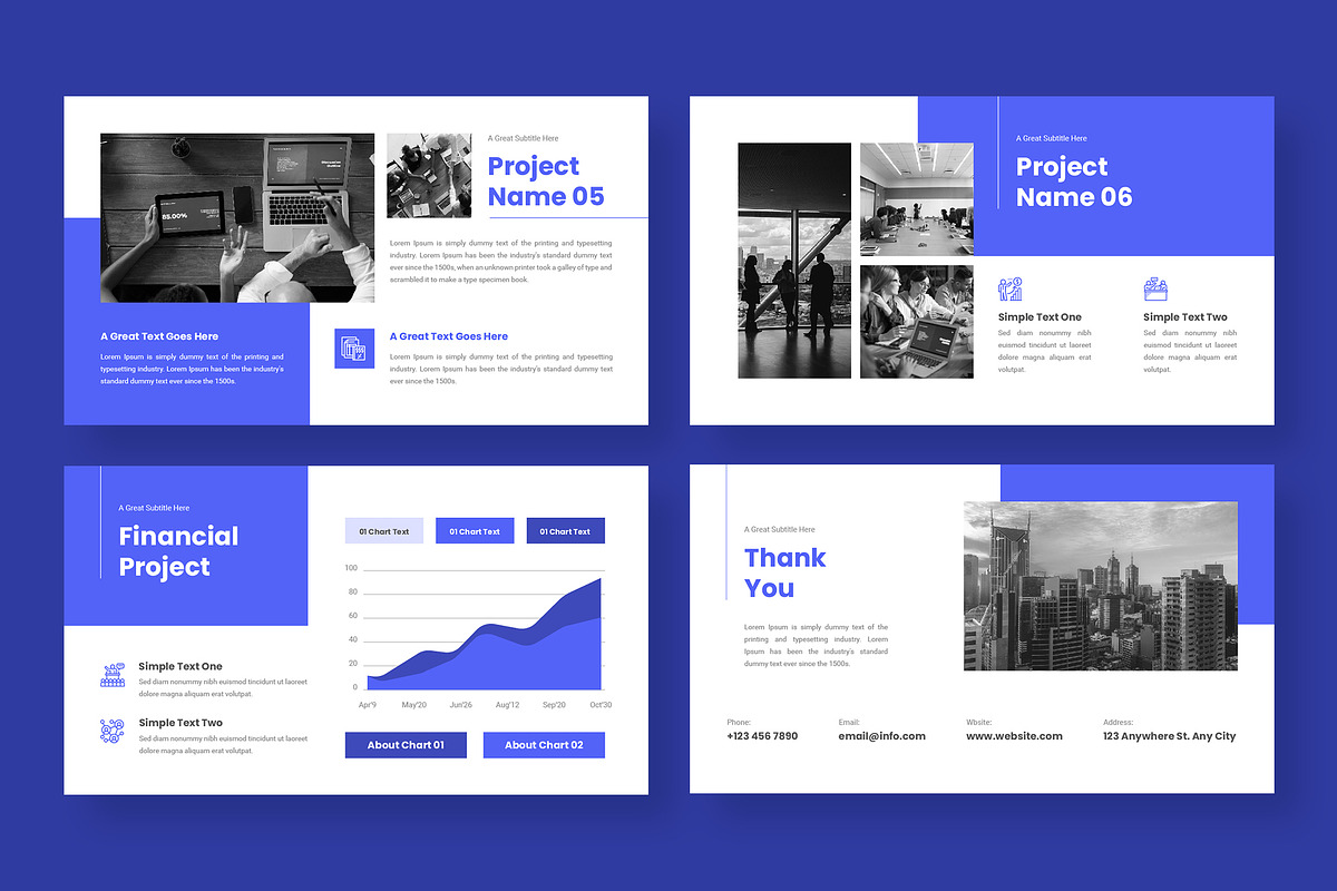 Project Presentation Slides Template, a Presentation Template by zahidhossainalif (Photo 4 of 5)