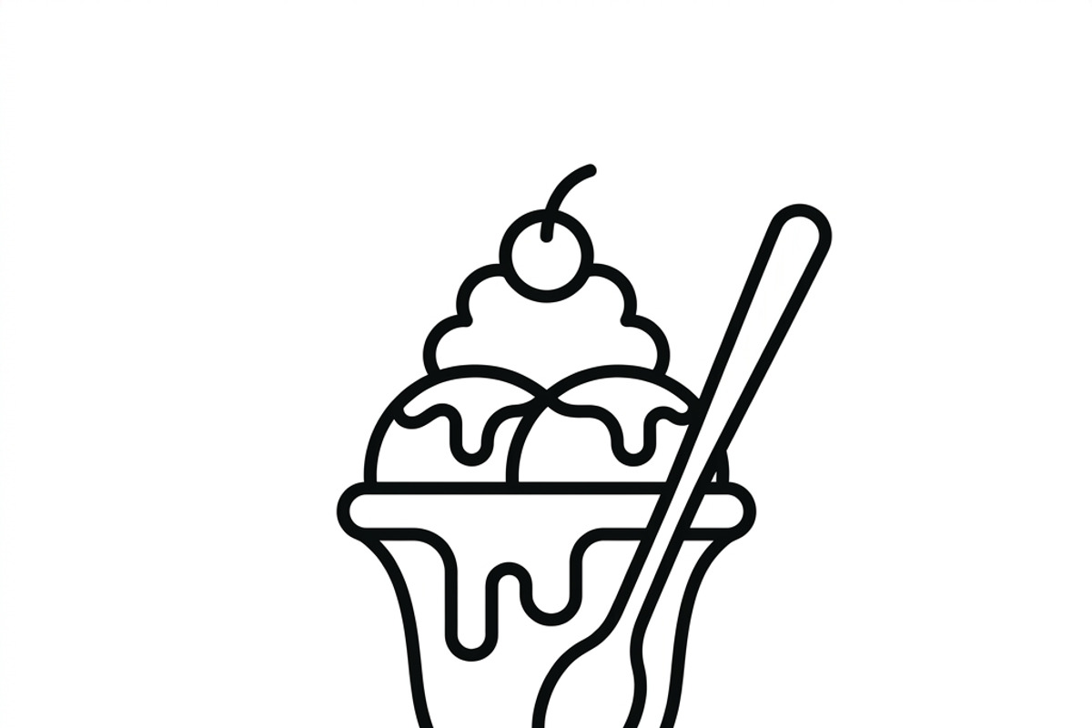 41 Outline Ice Cream Shop Icons, an Outline Icon by adenpinkstore (Photo 11 of 19)